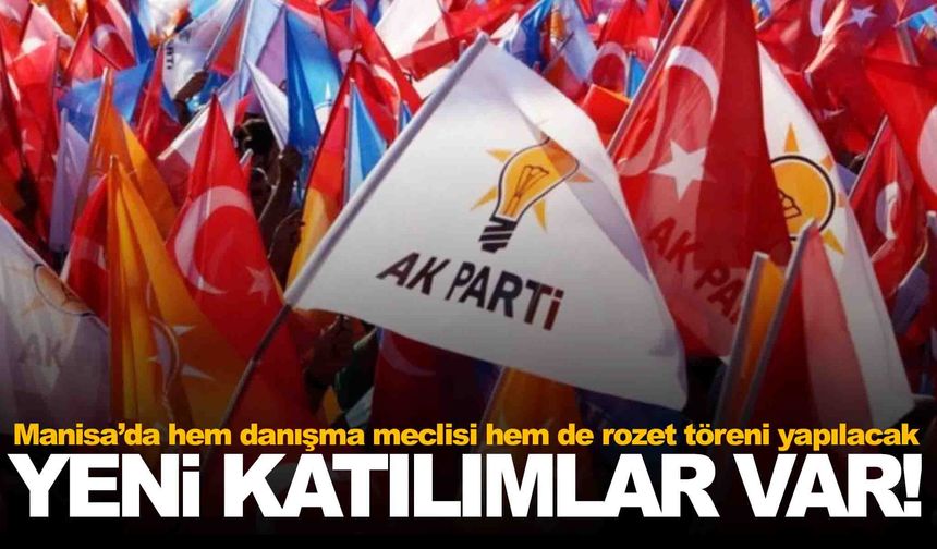AK Parti Manisa’da gövde gösterisi yapacak!
