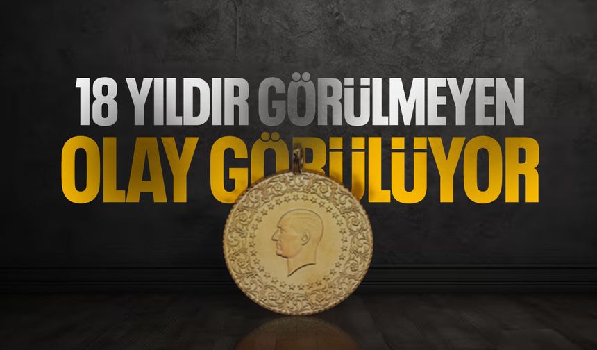 Altında 18 yıldır görülmeyen olay görülüyor!