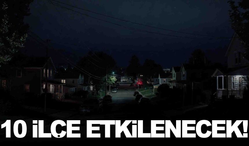 Manisa'da 10 ilçede elektrik kesintisi: GDZ Elektrik saatleri açıkladı
