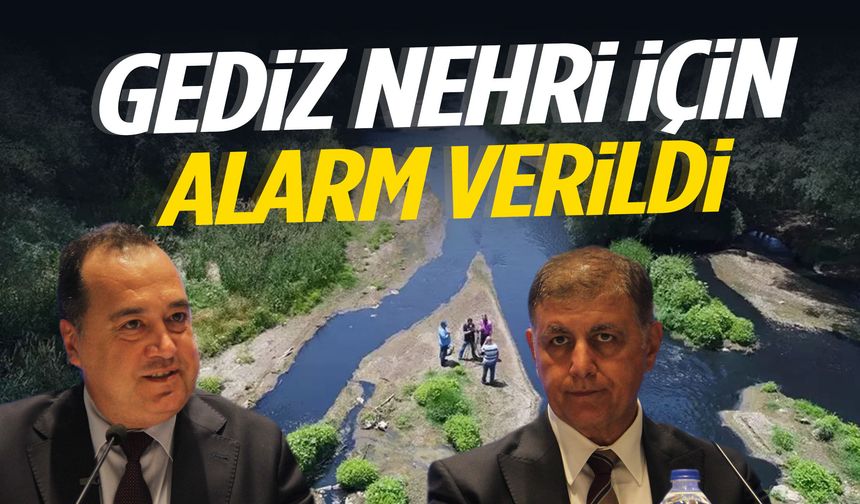 Gediz için alarm verildi: Kendi kendini temizleyemiyor