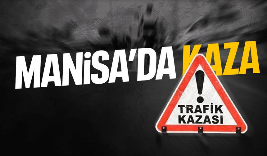 Manisa’da traktör ile otomobil çarpıştı! Hastanelik oldular…