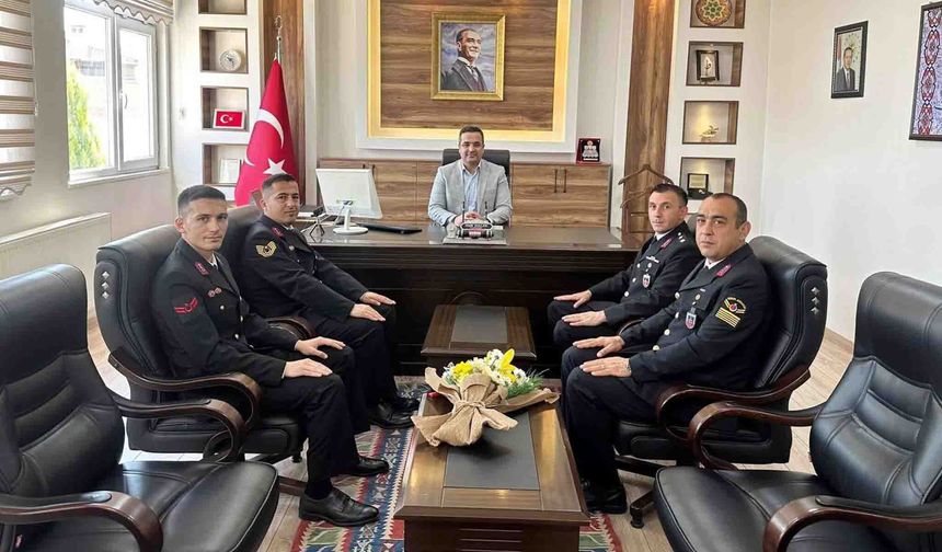 Jandarma Teşkilatı 187’nci yaşını kutluyor... İlçede kaymakama ziyaret