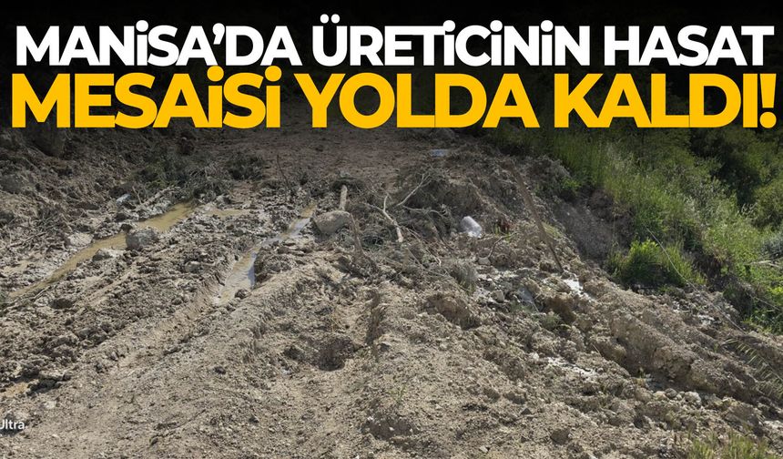 Üreticinin hasat mesaisi yolda kaldı!
