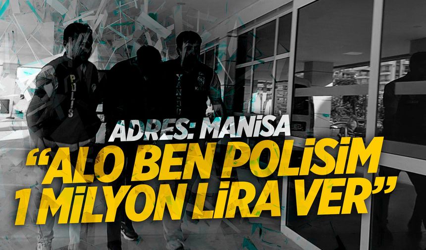 Kendini polis olarak tanıttı! 1 milyon TL vurgun yaptı