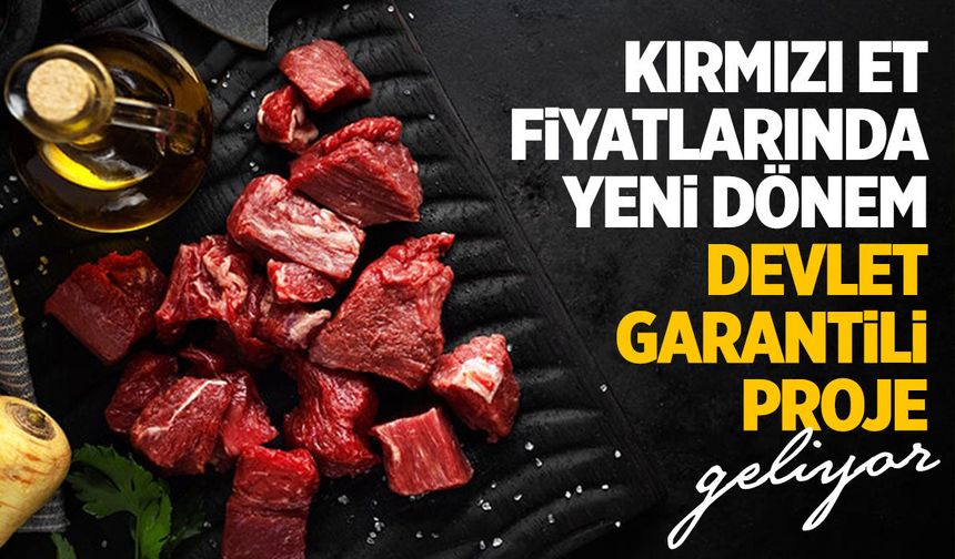 Kırmızı et fiyatlarında yeni dönem! Devlet projesi geliyor…