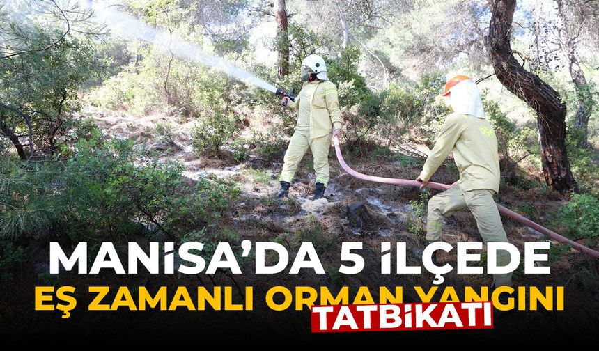 Manisa orman yangınlarına hazırlanıyor!