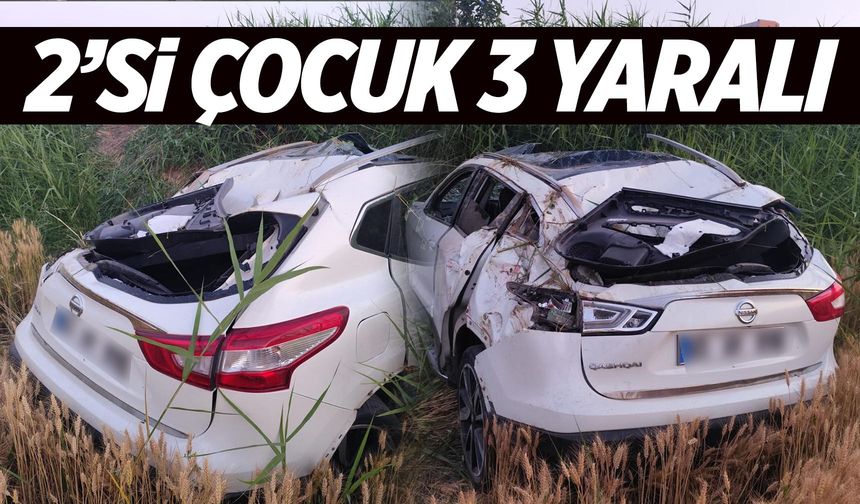 Manisa'da kaza: 2'si çocuk 3 yaralı