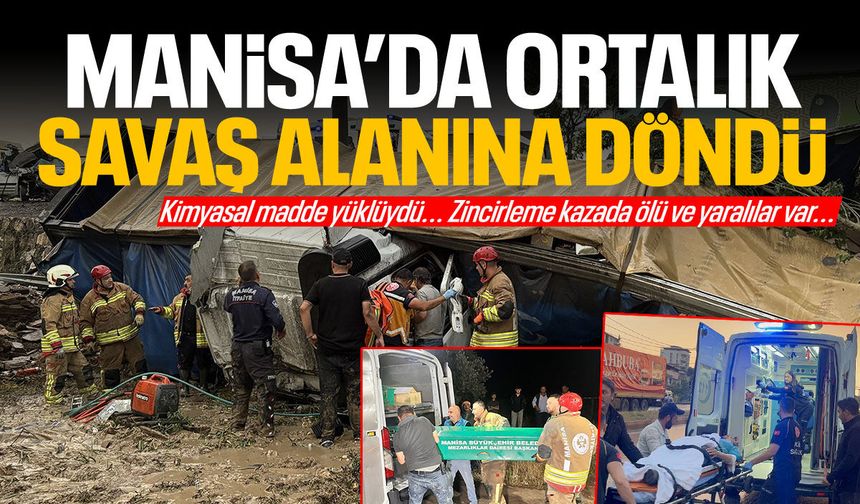 Manisa'da ortalık savaş alanına döndü! Ölü ve yaralılar var...