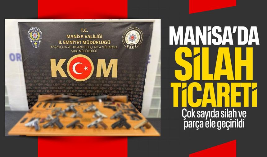 Manisa'da silah ticaretine darbe! Yakalandılar...