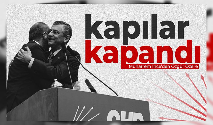 Muharrem İnce'den Özgür Özel'e net yanıt