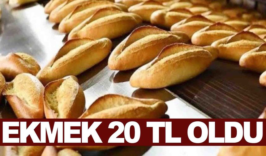 Manisa’da ekmeğe zam geldi! 230 gram ekmek 20 TL oldu
