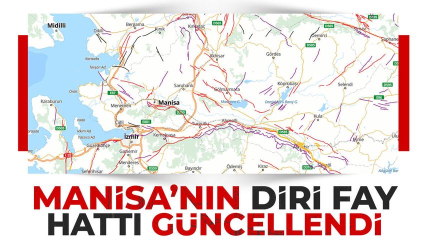 Manisa fay hattı haritalandırıldı! Evinizi kontrol edin...