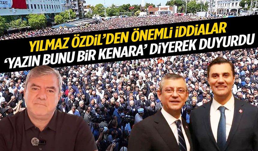 Yılmaz Özdil’den önemli iddialar!