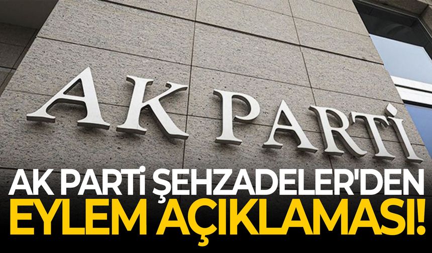 AK Parti Şehzadeler'den eylem açıklaması!