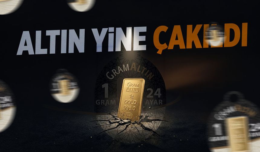 Altın yükselemiyor! Yine düştü...