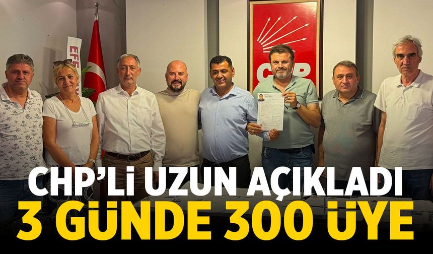 CHP Manisa'dan 3 günde 300 yeni üye