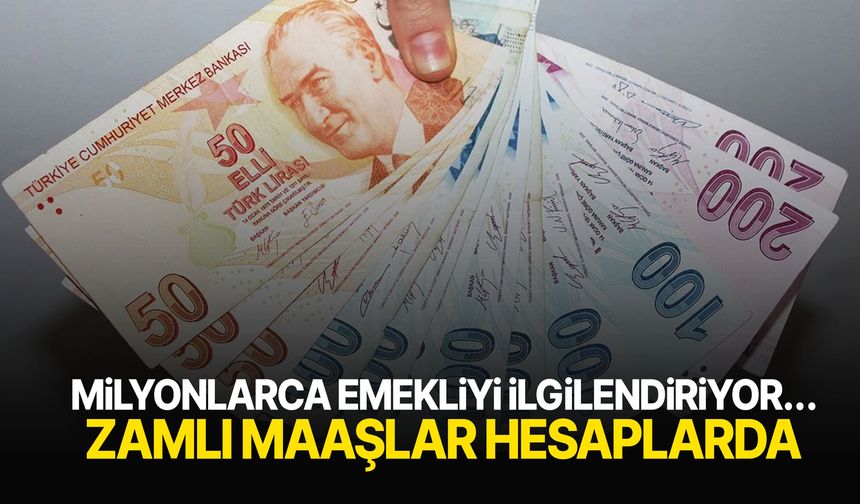 Emeklilerin beklediği gün geldi! Zamlı maaşlar hesaplara yatıyor