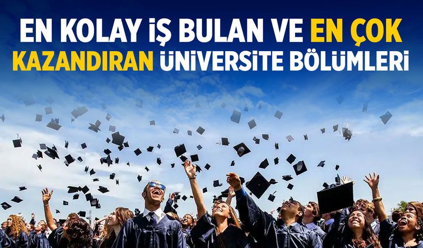 TÜİK açıkladı: En kolay iş bulan ve en çok kazandıran üniversite bölümleri