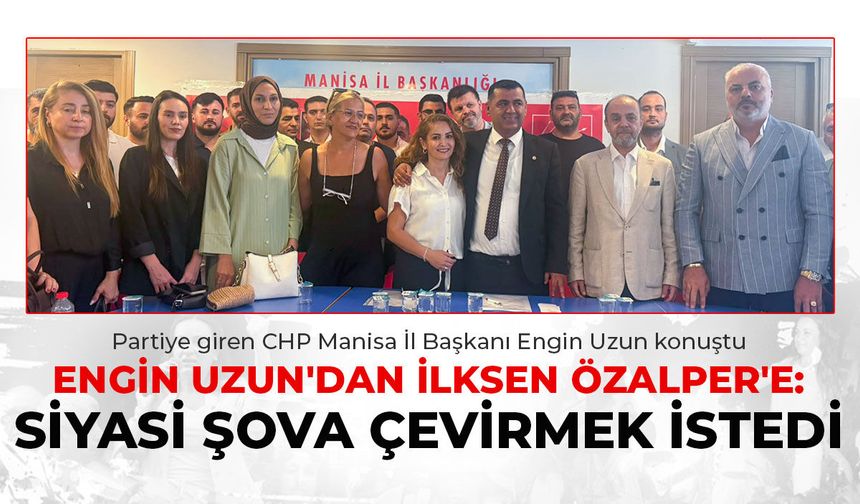 Engin Uzun'dan İlksen Özalper'e: Siyasi şova çevirmek istedi