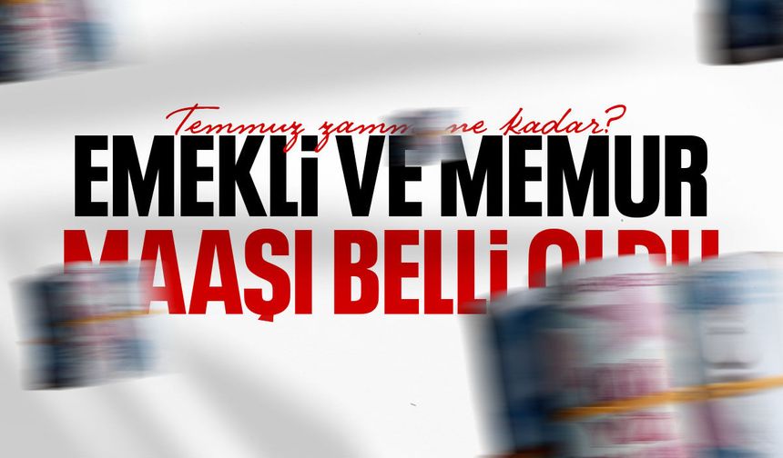Eflasyon açıklandı... Emekli ve memur maaşı belli oldu!