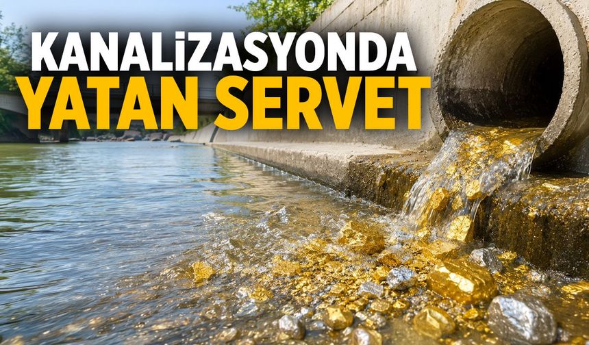 Kanalizasyondan servet akıyor! Her yıl 43 kilo altın ve 3 ton gümüş...