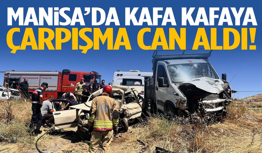 Manisa’da yürek yakan kaza! Otomobil sürücüsü olay yerinde öldü