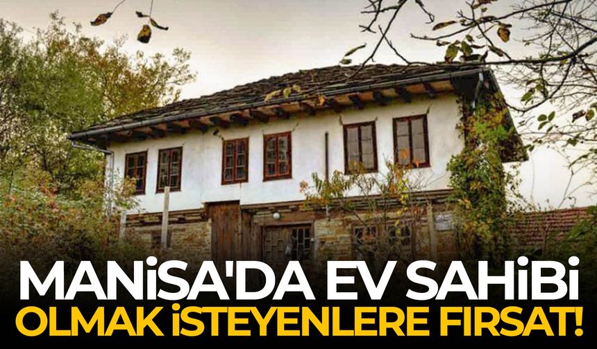 Manisa'da ev sahibi olmak isteyenlere fırsat! İcralık ev satışa çıktı…