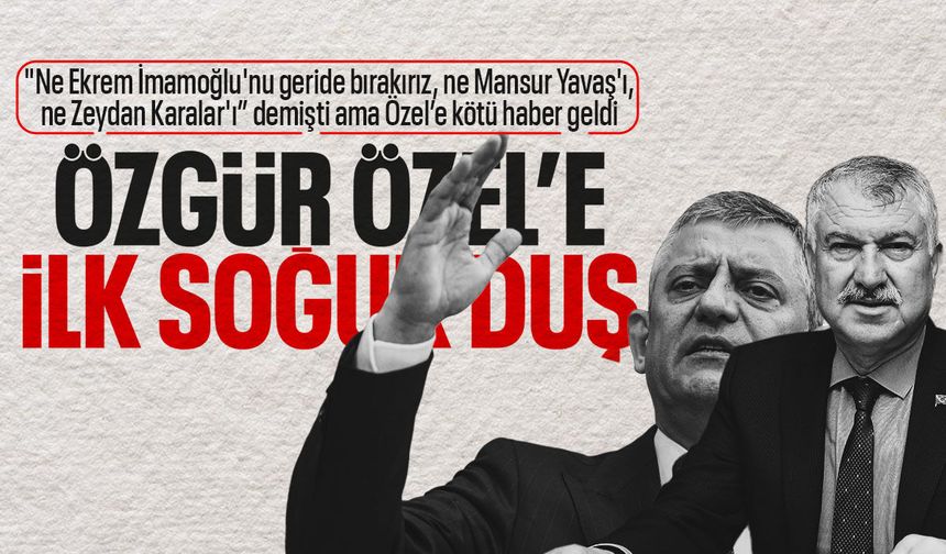 Özgür Özel'e soğuk duş! Yeni partiye geçmeyecek...