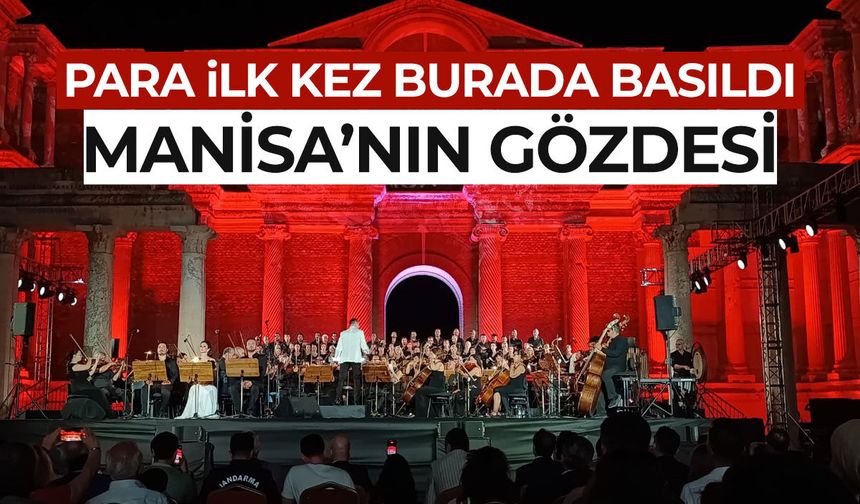 Para ilk kez burada basıldı... Manisa'da tarihi gece!