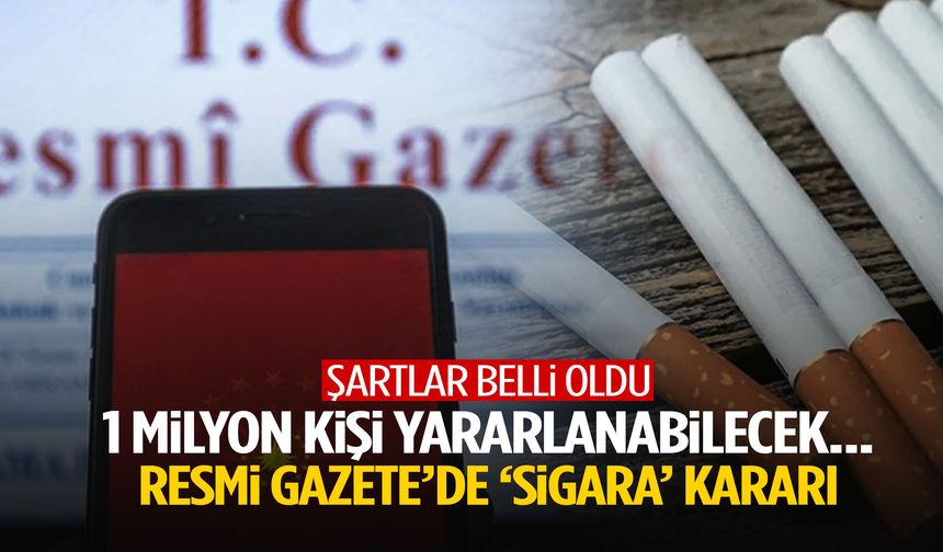 Sigara kullananları ilgilendiriyor… Resmi Gazete’de dikkat çeken karar!