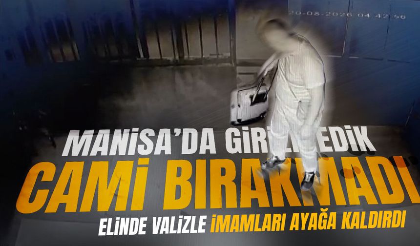 Manisa'da girilmedik cami bırakmadı! Elinde valizle imamları ayağa kaldırdı!