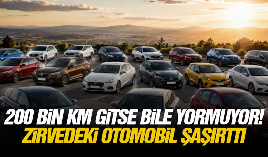 200 bin km gitse bile yormuyor! Zirvedeki otomobil şaşırttı