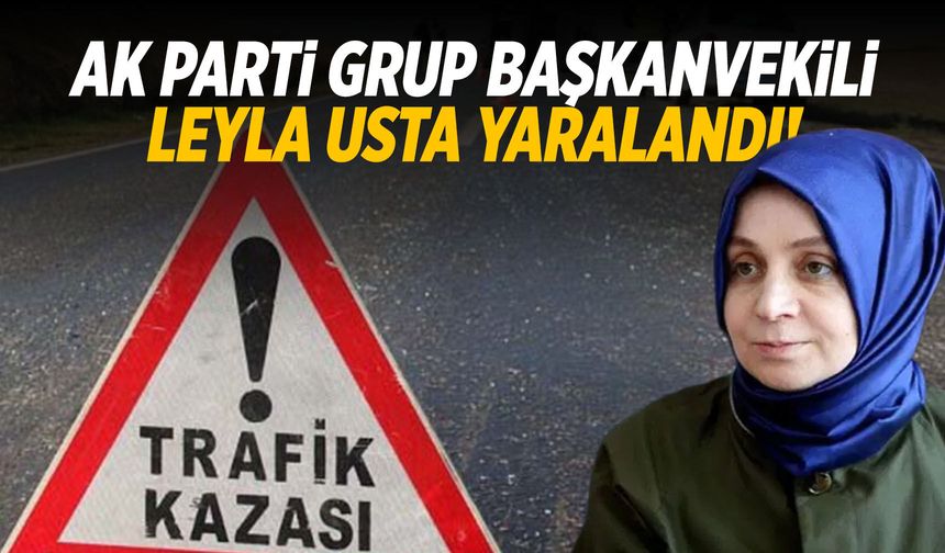AK Parti Grup Başkanvekili Usta kazada yaralandı