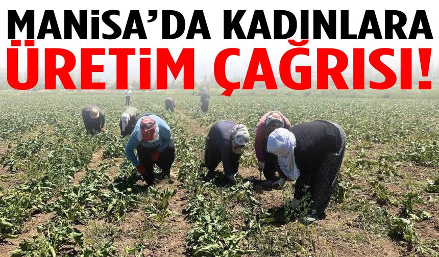 Manisa'da kadınlara üretim çağrısı!