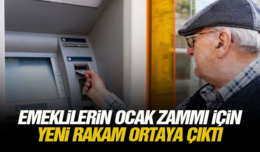Emeklilerin ocak zammı için yeni rakam ortaya çıktı!