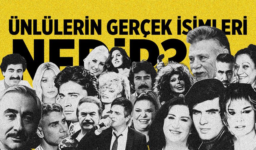 Nuri Alço’nun gerçek adını duyanlar inanamadı: Ünlülerin gerçek isimleri