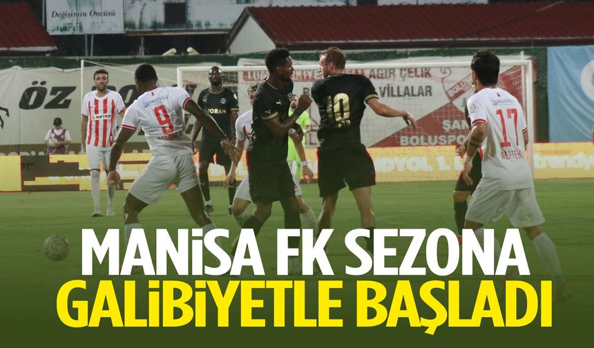 Manisa FK sezona galibiyetle başladı
