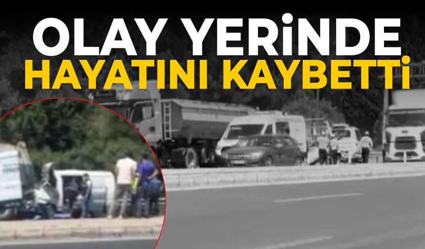 Manisa-İzmir arası feci kaza! Olay yerinde hayatını kaybetti