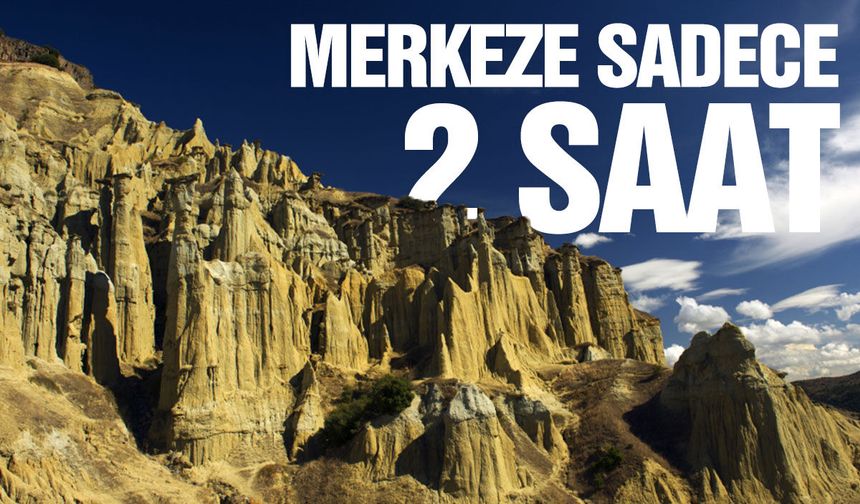 Manisa merkeze sadece 2 saat... Karşınıza bu manzara çıkıyor