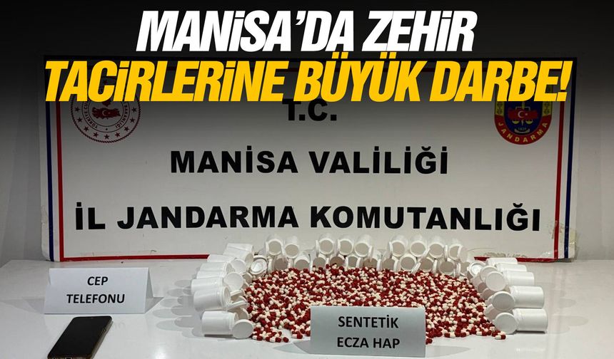Manisa'da zehir tacirlerine büyük darbe!