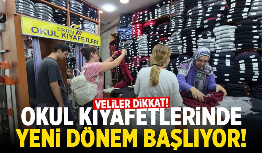 Veliler dikkat! Okul kıyafetlerinde yeni dönem başlıyor!