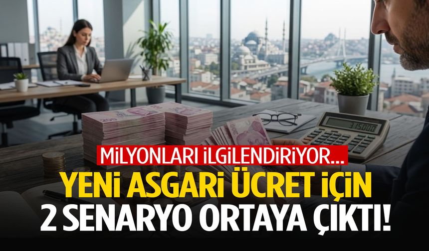 Asgari ücrette zam hesabı değişiyor… Masadaki iki formül ortaya çıktı!