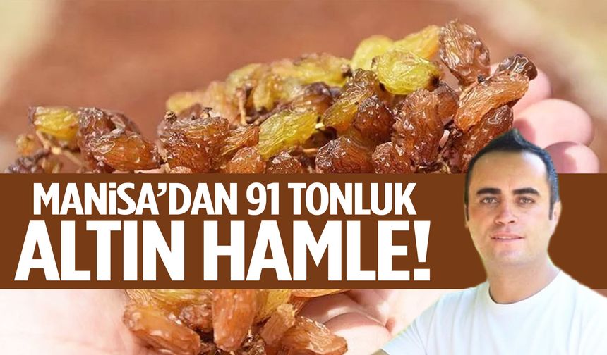 Yeni model gündemde… Manisa’dan 91 tonluk ‘altın’ hamle!