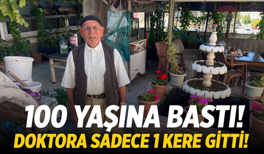 100 yaşına bastı! Doktora sadece 1 kere gitti! İşte sırrı...