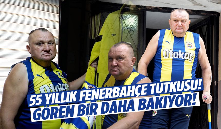 55 yıldır aynı renklere bağlı! Manisa’da görenleri şaşırtan ‘Fenerbahçe’ tutkusu!