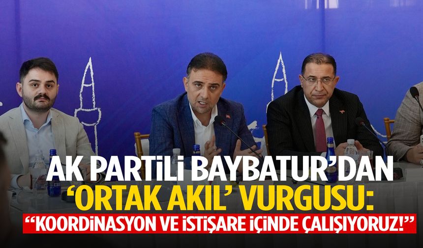 AK Partili Baybatur’dan ‘ortak akıl’ vurgusu!