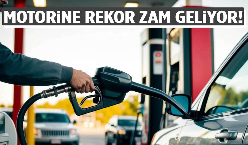 Motorine rekor zam geliyor! 6,62 TL birden artacak