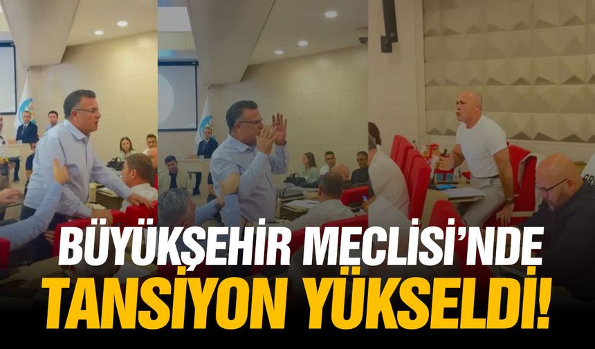 Manisa Büyükşehir Meclisi’nde tansiyon yükseldi!