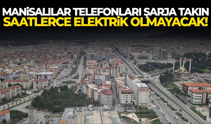 Manisa’da bu mahallelere uyarı verildi!