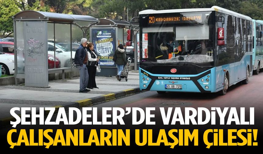 Şehzadeler’de vardiyalı çalışanların ulaşım çilesi!